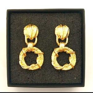 Fashion Gold Tone Earrings